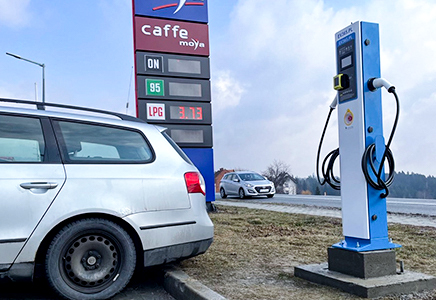 Carregador AC EV (22kW) na Polônia